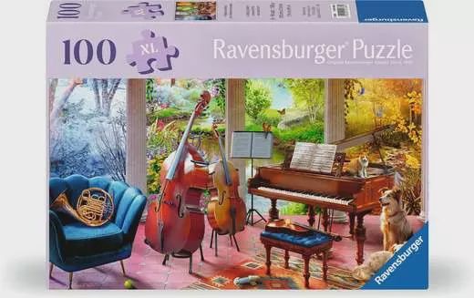 12001366 Four Seasons in Music 100 Pc Puzzle