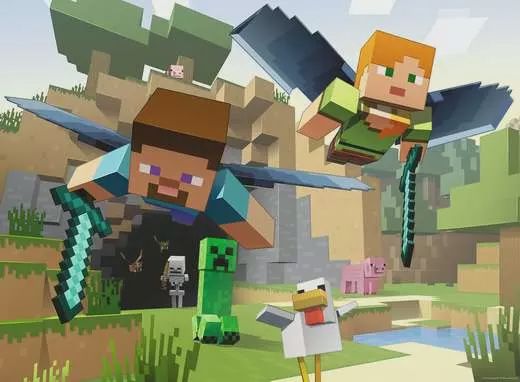 12004144 Minecraft Adventures 200 Pc Puzzle