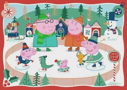 12004186 Peppa Pig Christmas 24pc Giant Floor Puzzle