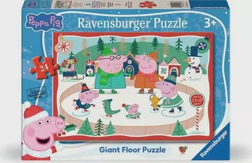 12004186 Peppa Pig Christmas 24pc Giant Floor Puzzle