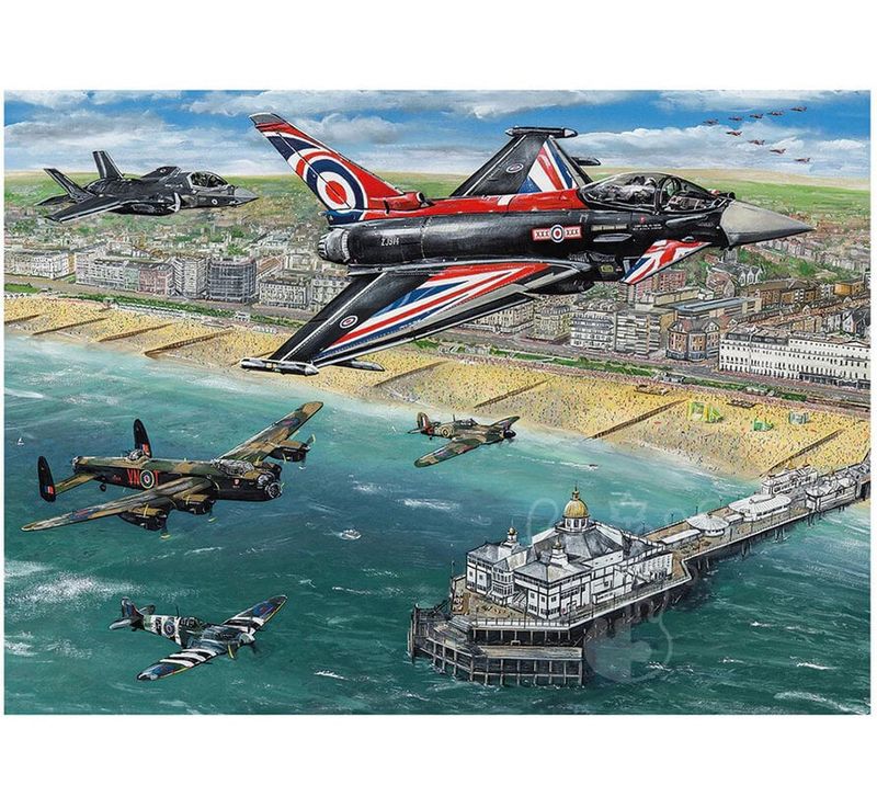 GIBG6413 Puzzle - 1000 pcs - Airshow Over Eastbourne (EN)