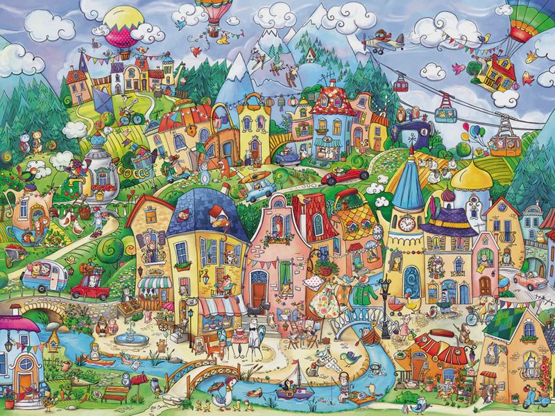 D8-29744 1500pc, Happytown, Berman