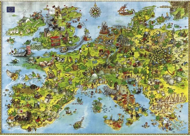 78-08854 4000pc, United Dragons Of Europe