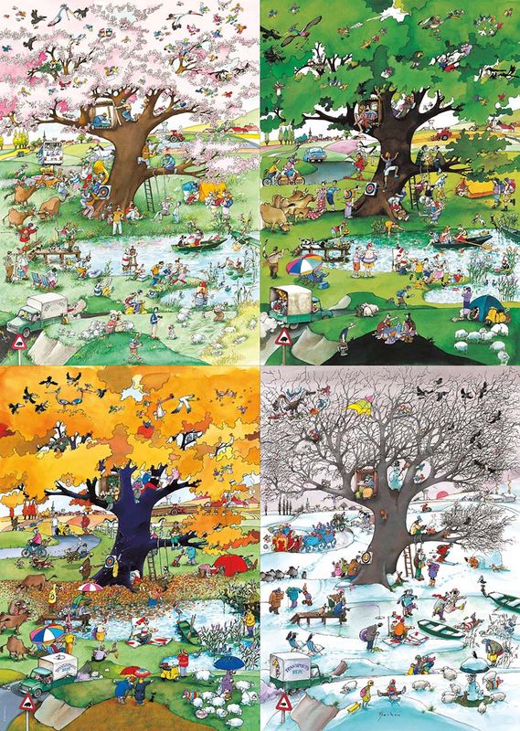 78-29873 2000 pcs, 4 Seasons, Blachon