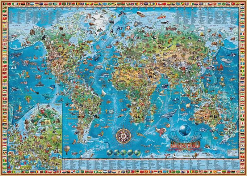 78-29846 2000pc Amazing World