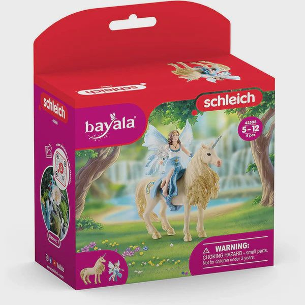 42508 Eyela riding on golden unicorn