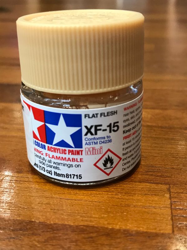 799-81715 XF-15 FLAT FLESH ACRYLIC MINI
