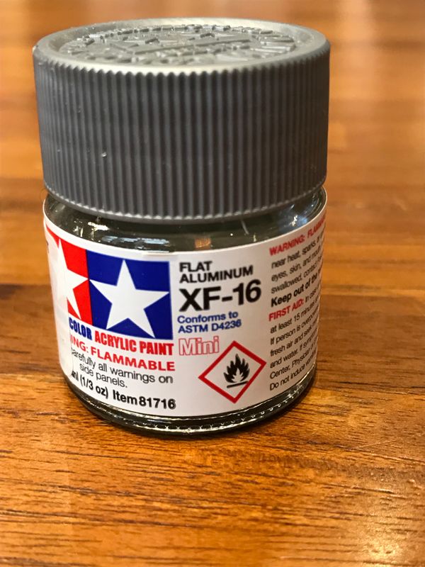 799-81716 XF-16 FLAT ALUMINUM ACRYLIC MINI