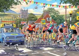 71-00155 1000pc, The Bike Race