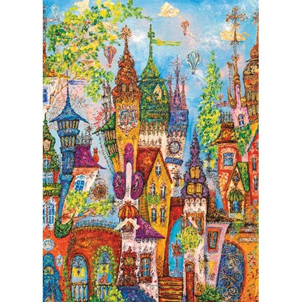 78-30011 1000 pcs, Charming Village, Red Arches