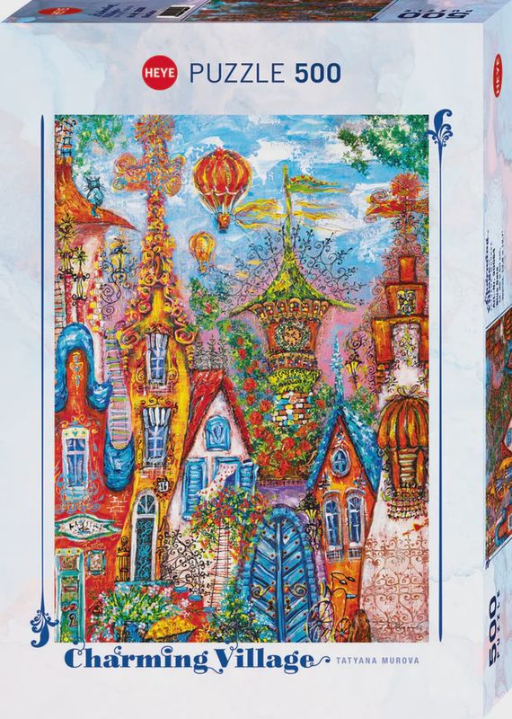 78-30064 500 pcs, Charming Village, Blue Gate