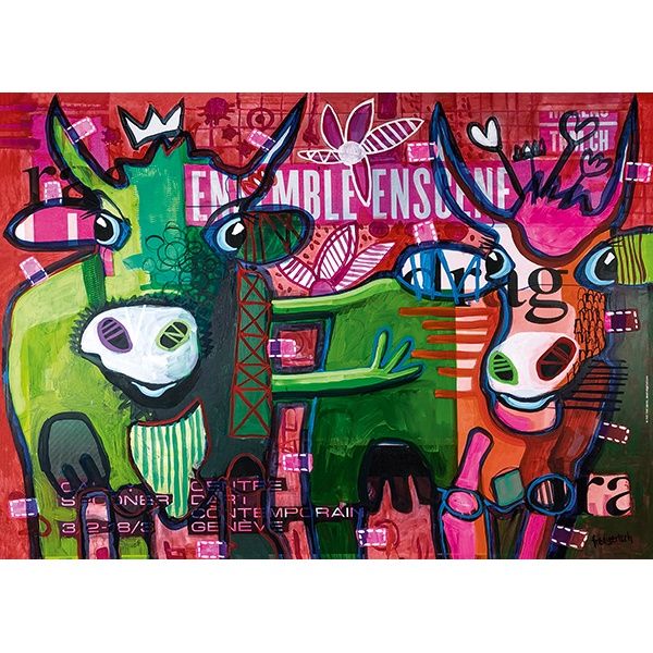 D8-29984 1000 pcs, Striped Cows