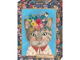 78-30000 1000 pcs, Floral Friends, Pretty Feline