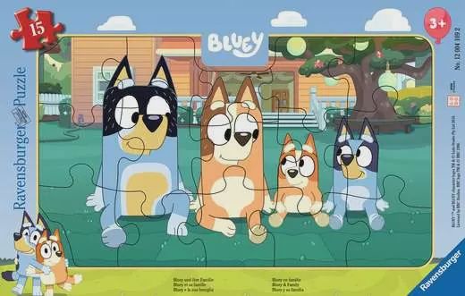 12004109 Bluey &amp; Family - 15 Pieces Puzzle