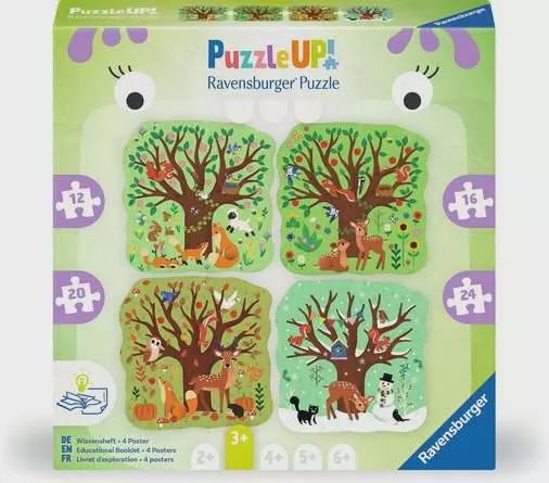 12004002 Puzzle Up - Four Seasons - 12, 16, 20, 24 Pieces Puzzle