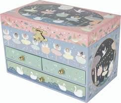 FL43P6389 Enchanted 3 Drawer Jewellery Box