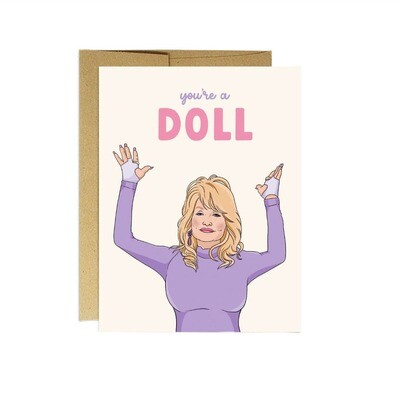 You're a Doll | Encouragement Card