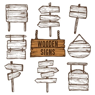Wooden Signs