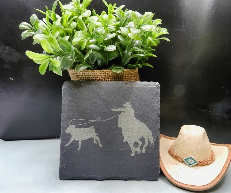 Slate Cowboy Coasters