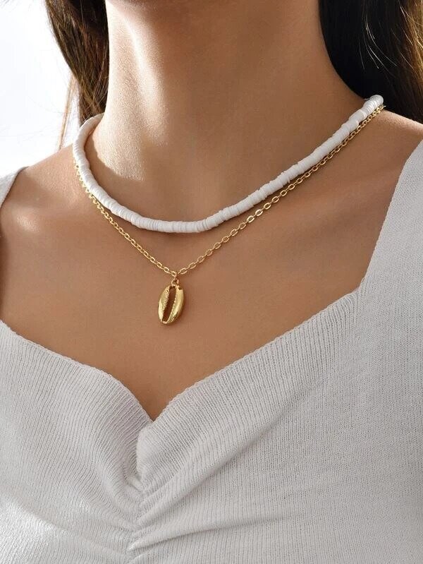 Shell Beaded Necklace