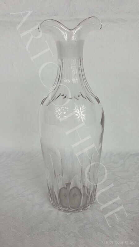 Carafon en verre XXe
