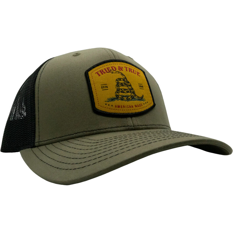 Gadsden Patch Trucker Hat - Loden/Black