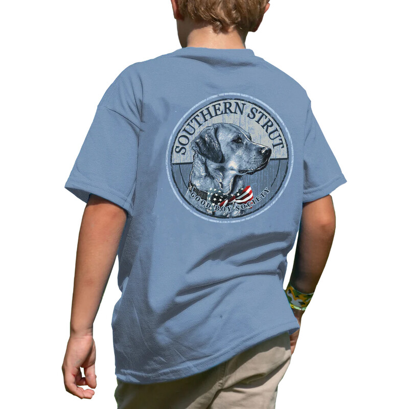 Good Boy Youth Tee - Carolina Blue