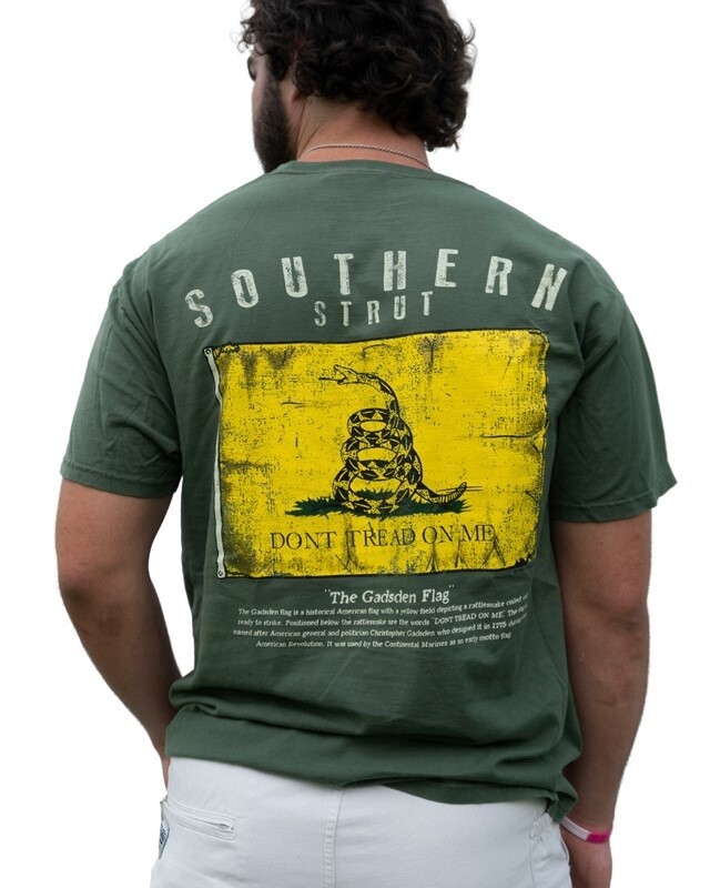 Gadsden Flag Tee - Moss