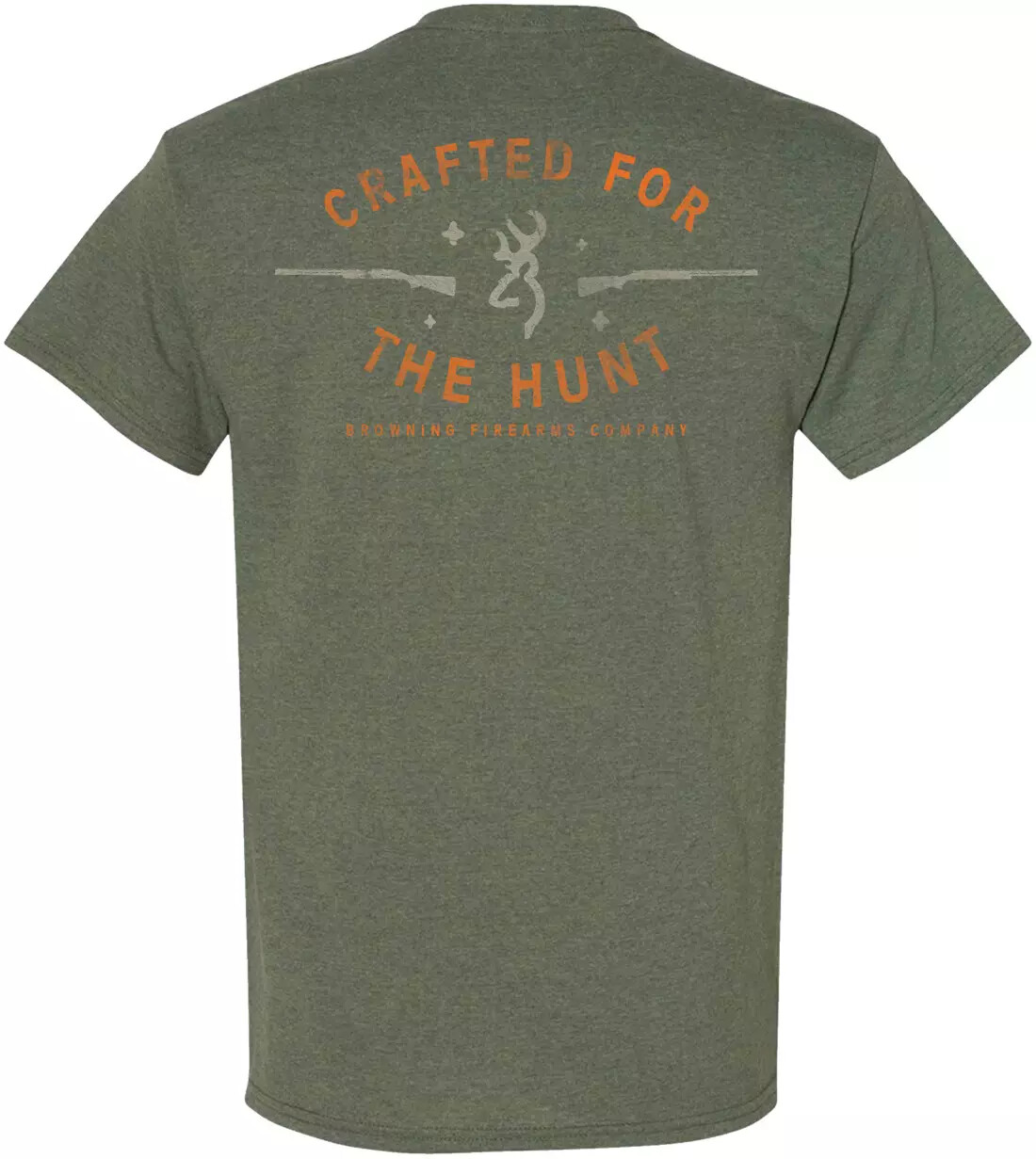 Crafted Hunt Tee - Heather Military Green