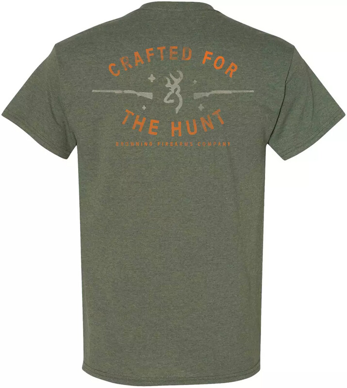 Crafted Hunt Tee - Heather Military Green