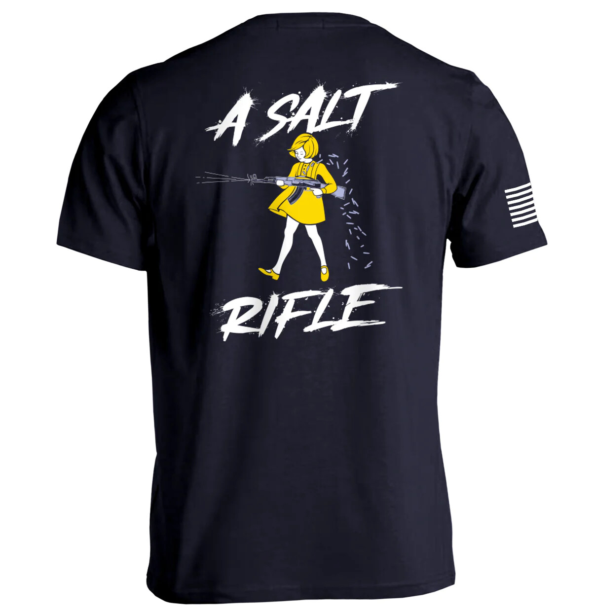 A Salt Rifle Tee, Color: Navy, Size: SM
