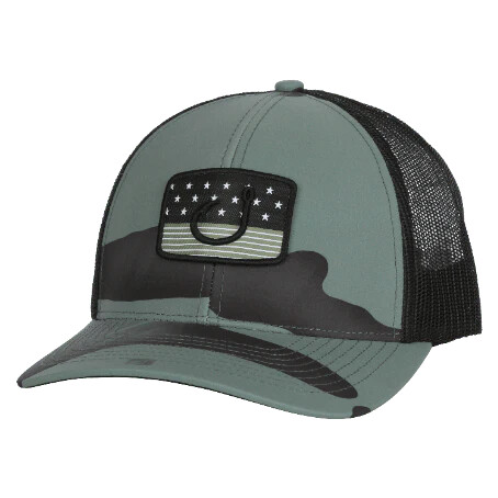 Exploded Camo Trucker