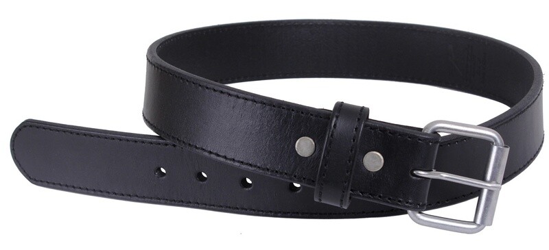 Heavyweight EDC/CCW Leather Gun Belt - Black