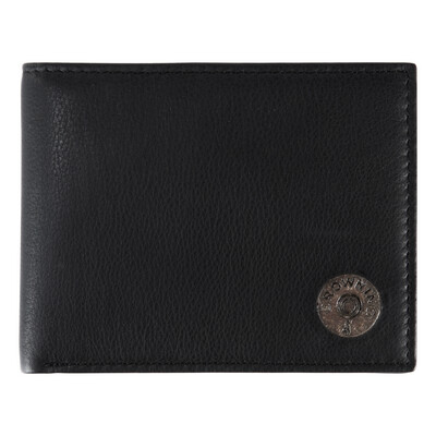 Slug Bi-Fold Wallet - Black