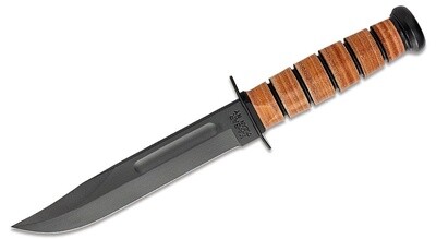 KA-BAR USMC Fighting Knife Leather Handle