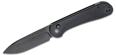 CIVIVI Elementum Button Lock Knife Black G-10