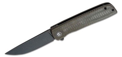 CIVIVI Bo Linerlock Flipper Knife Green Micarta