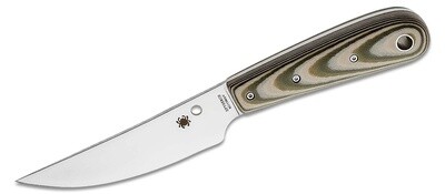 Spyderco Bow River Fixed Blade Knife OD Green
