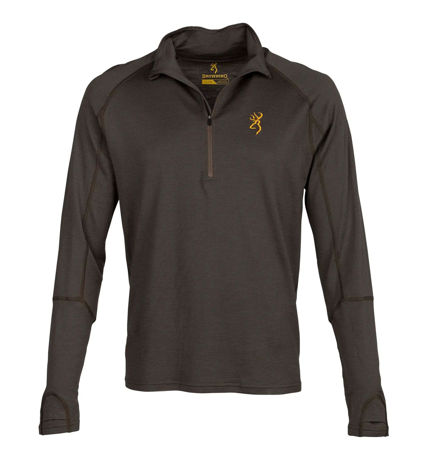 Browning Merino Shirt 1/4 Zip Base Layer