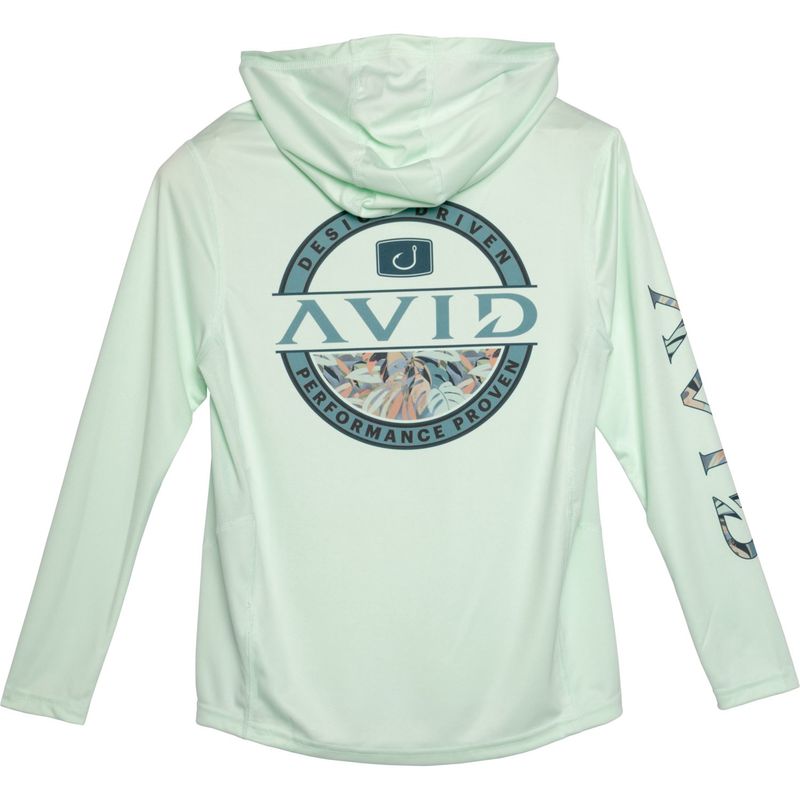Youth Locked Up Kinetic Hooded AVIDry 50+ UPF Long Sleeve