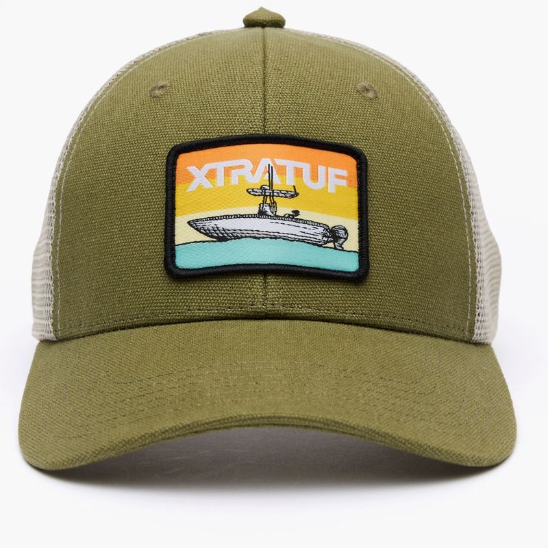 XTRATUF Boat Patch Trucker Hat - Sphagnum