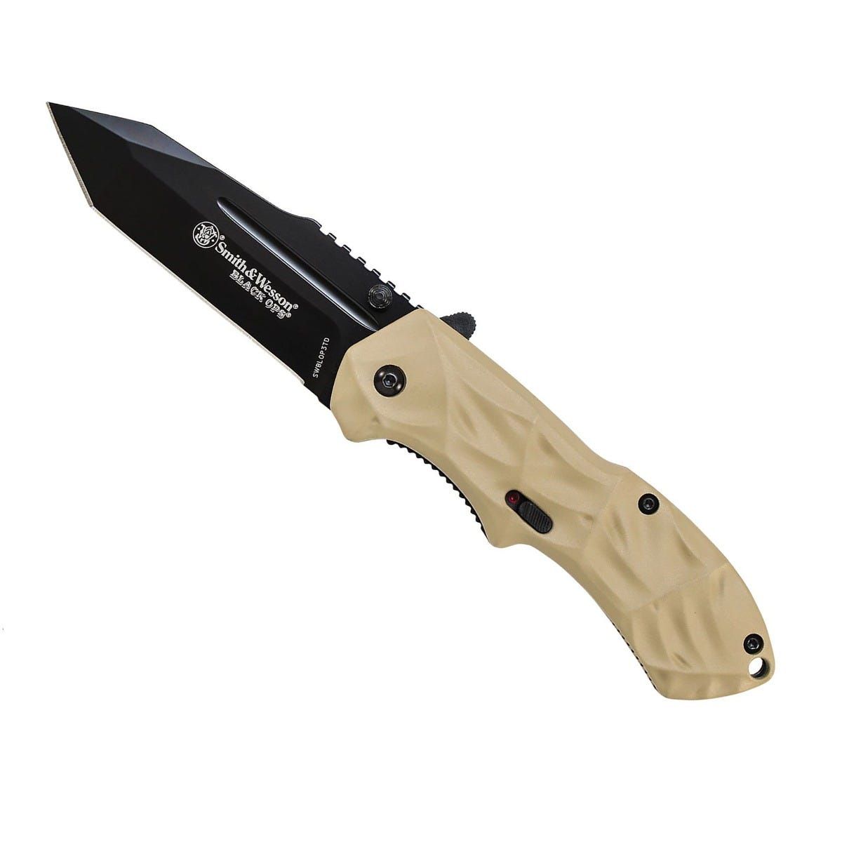 Smith &amp; Wesson Black Ops MAGIC Assisted Opening Folding Knife Tan