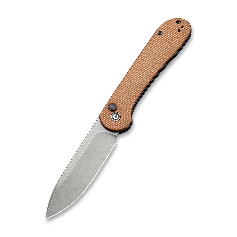 Civivi Elementum Button Lock Brown