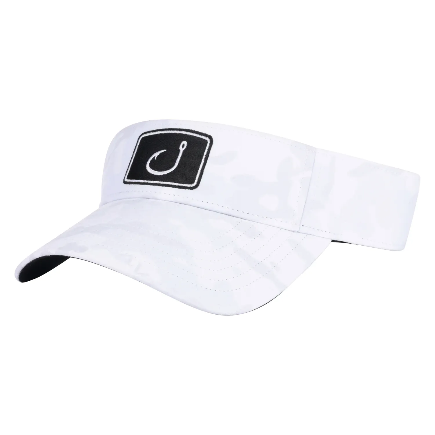 Iconic Fishing Visor, Color: Snow Camo