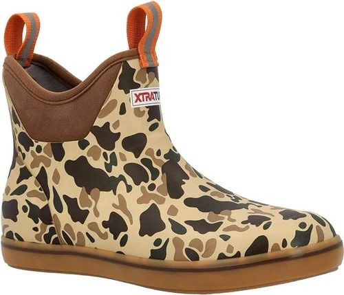 XTRATUF Men's Duck Camo 6" Ankle Deck Boot