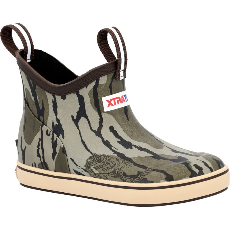 XTRATUF Kids' Mossy Oak Bottomland Ankle Deck Boot