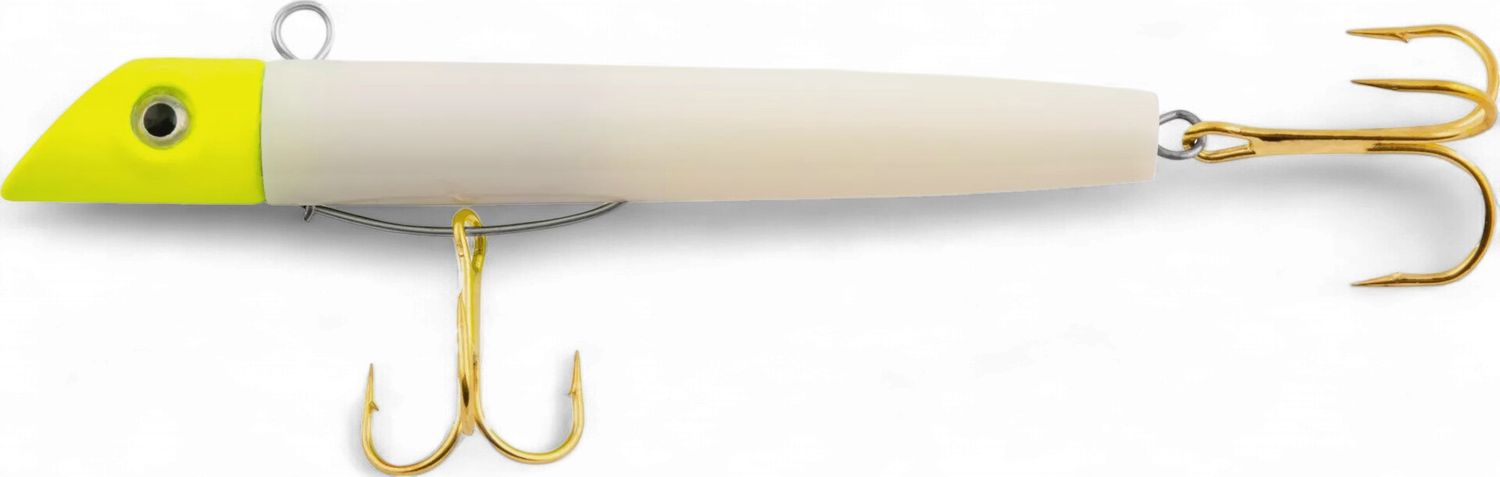 Tsunami Zig Zag Pro Slim Lure Char/White