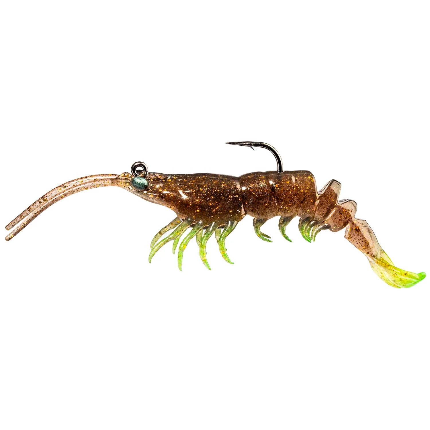 Z-Man Prawn Starz Shrimp 3.5" Glow Char 2 Pk