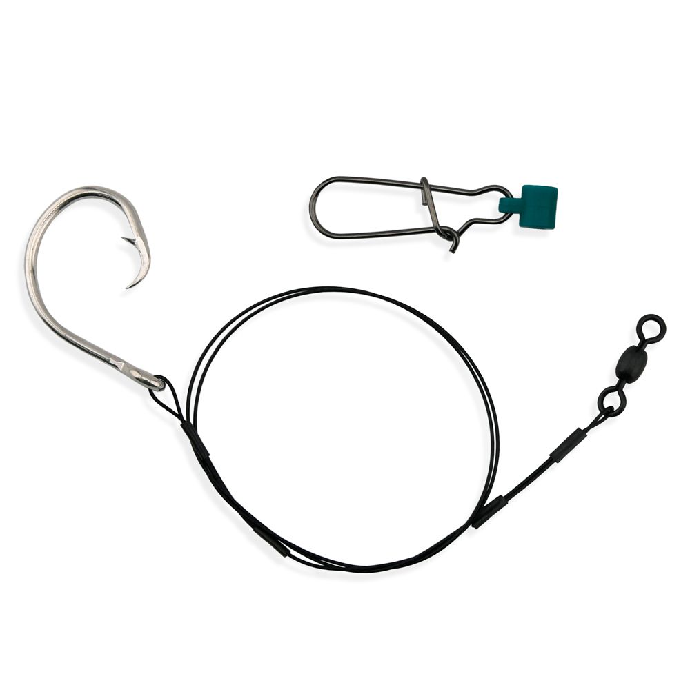 Aqua-Clear SHARK SURF RIG 13/0 90 LB WIRE 28 IN