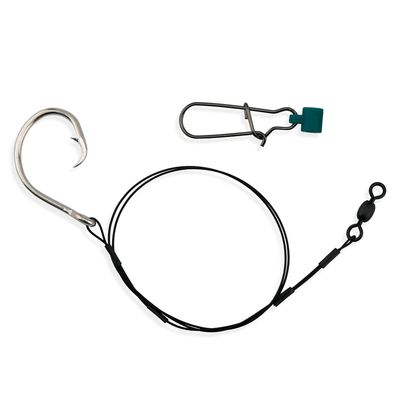 Aqua-Clear SHARK SURF RIG 13/0 90 LB WIRE 28 IN